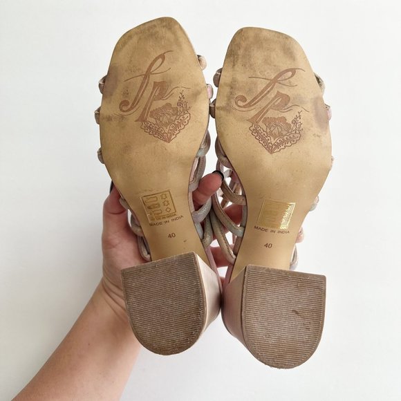 Free People Colette Cinched Heel in Rainbow - Picture 8 of 12